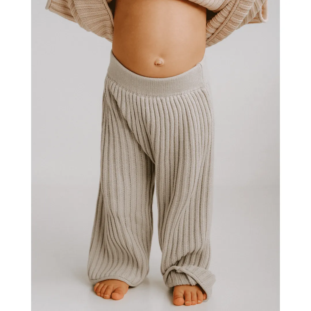 Essential Knit Pants - Powder Blue