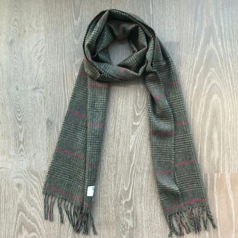 EveryYarn Cashmere Scarf | Olive Tweed