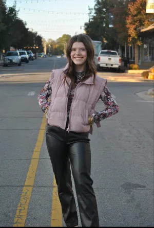 Faux Leather Pants