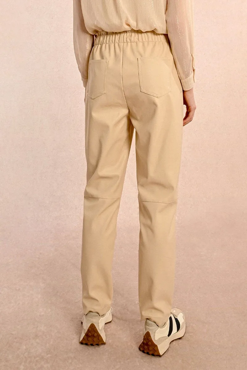 FAUX LEATHER PANTS