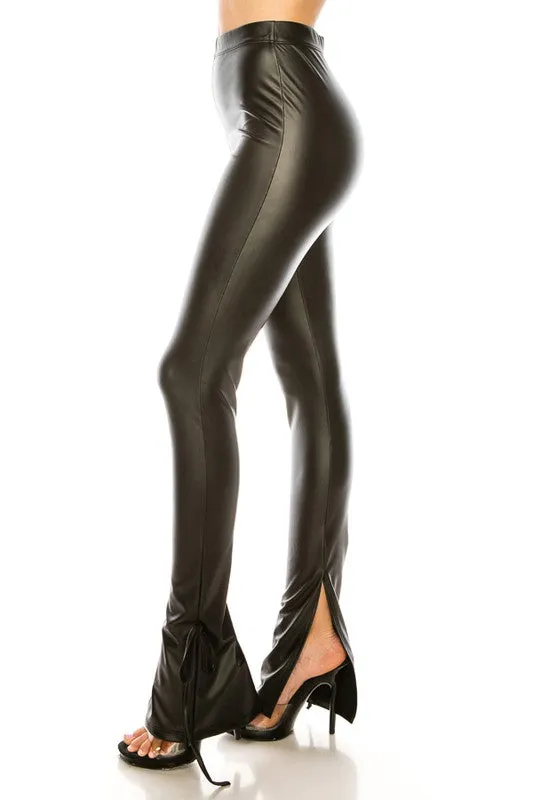 Faux Leather Pants