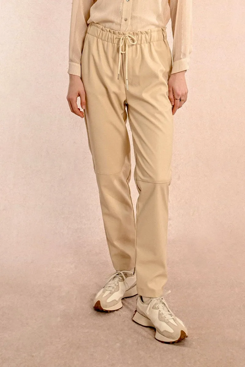FAUX LEATHER PANTS