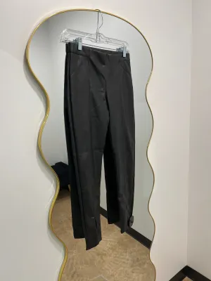 Faux Leather Zip Pants