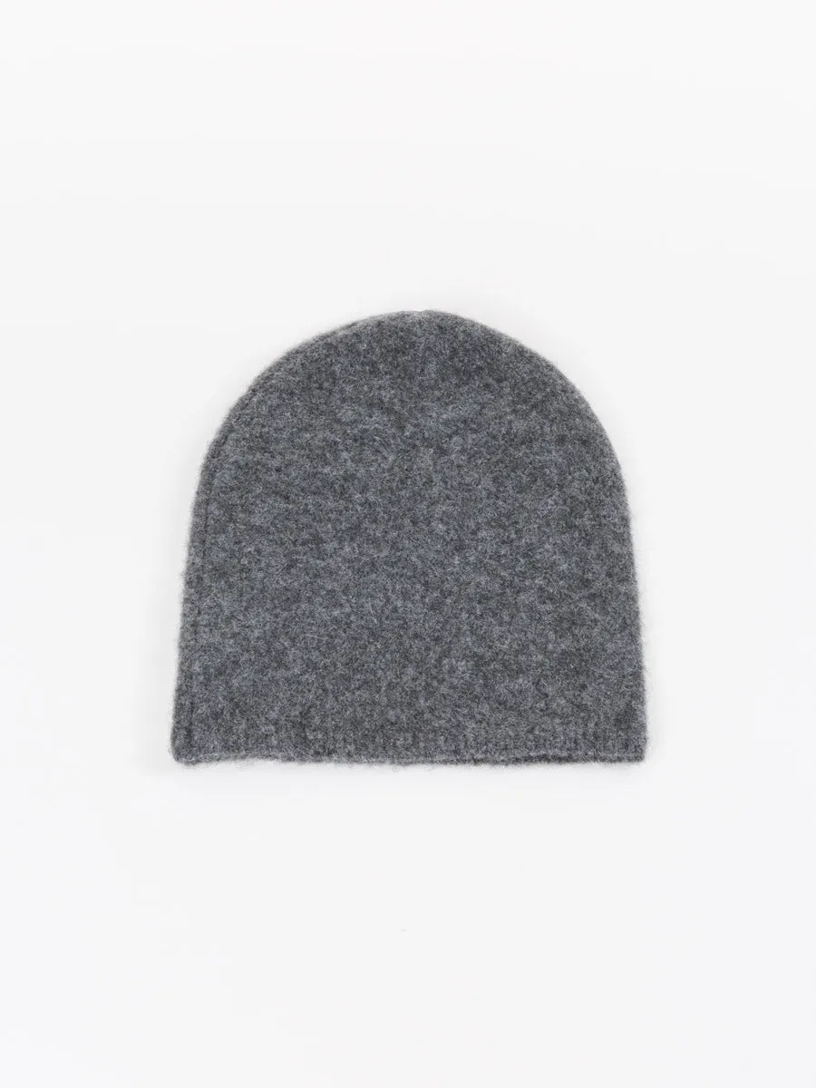felted hat - charcoal