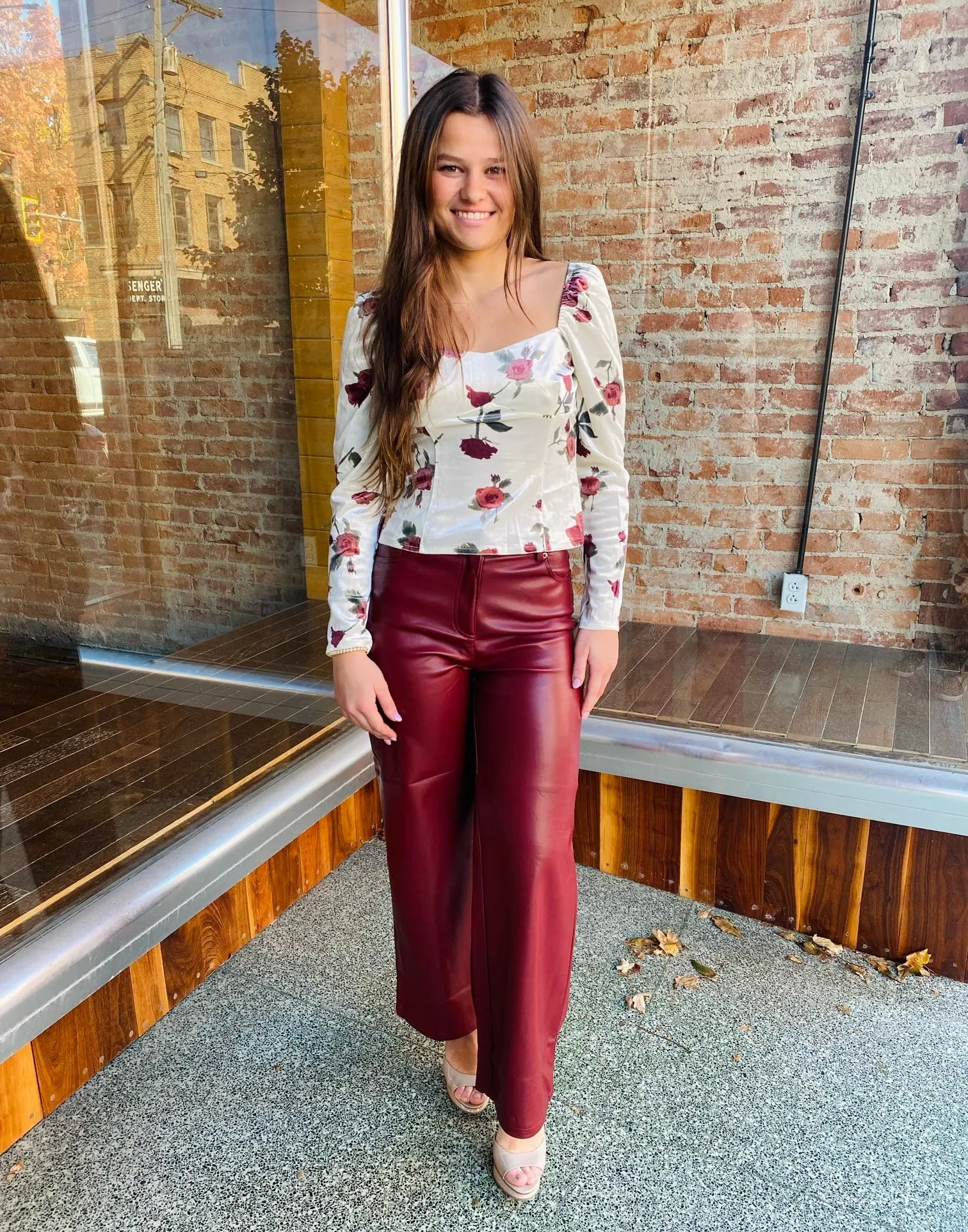 FINAL SALE Adler Faux Leather Pant