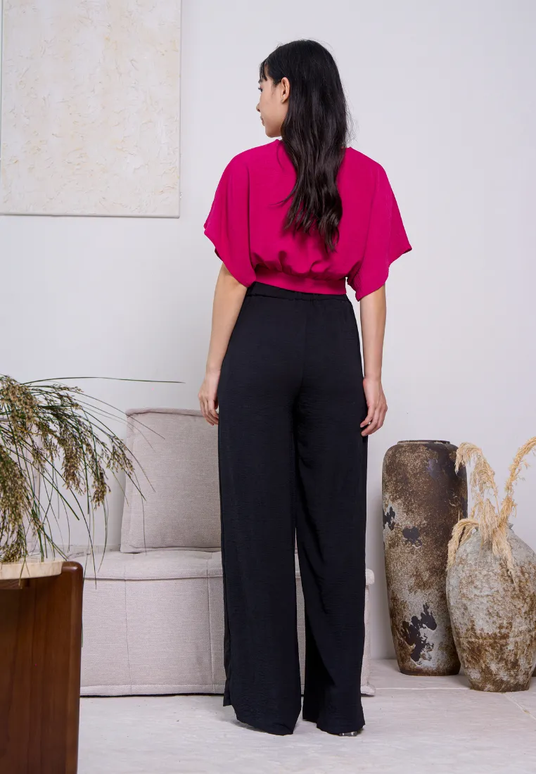 Finn Ribbon Self-Tie Flare Pants