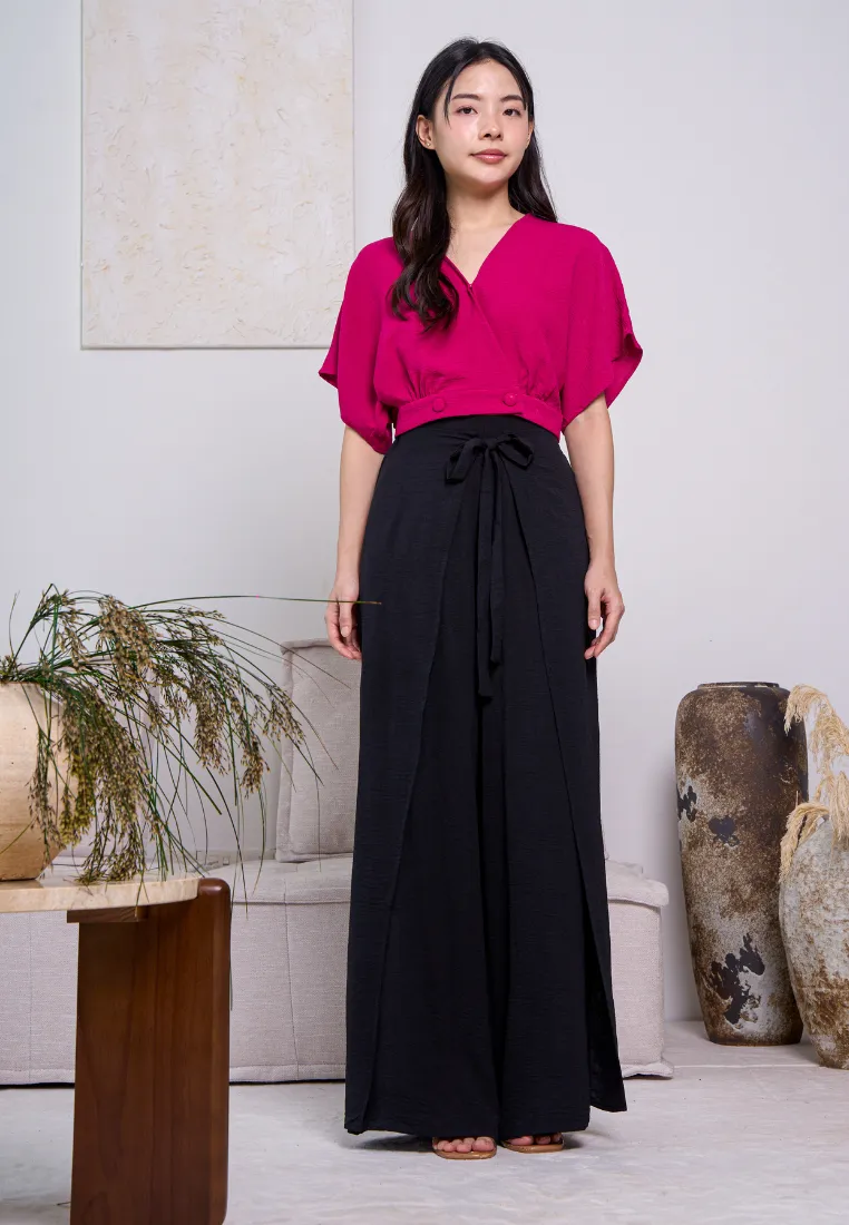 Finn Ribbon Self-Tie Flare Pants