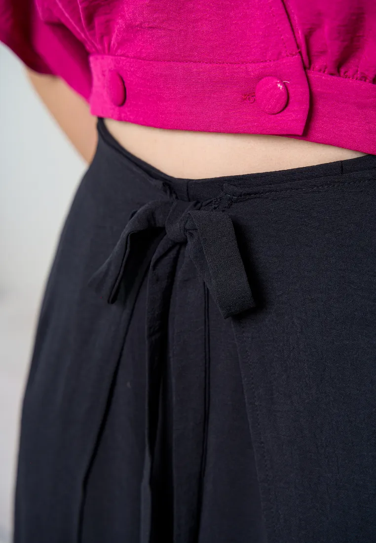 Finn Ribbon Self-Tie Flare Pants