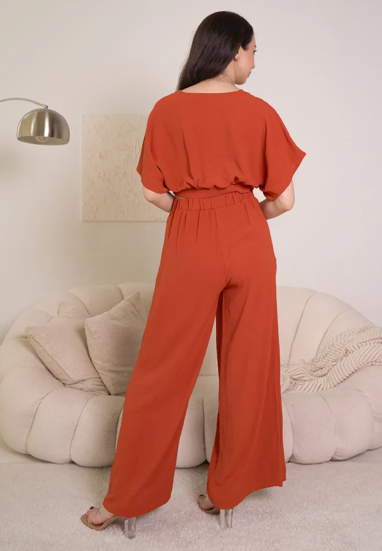Finn Ribbon Self-Tie Flare Pants