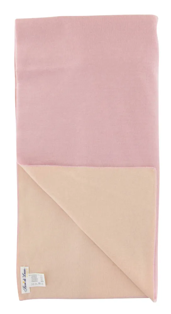 Fiori Di Lusso Pink Cashmere Blend Scarf