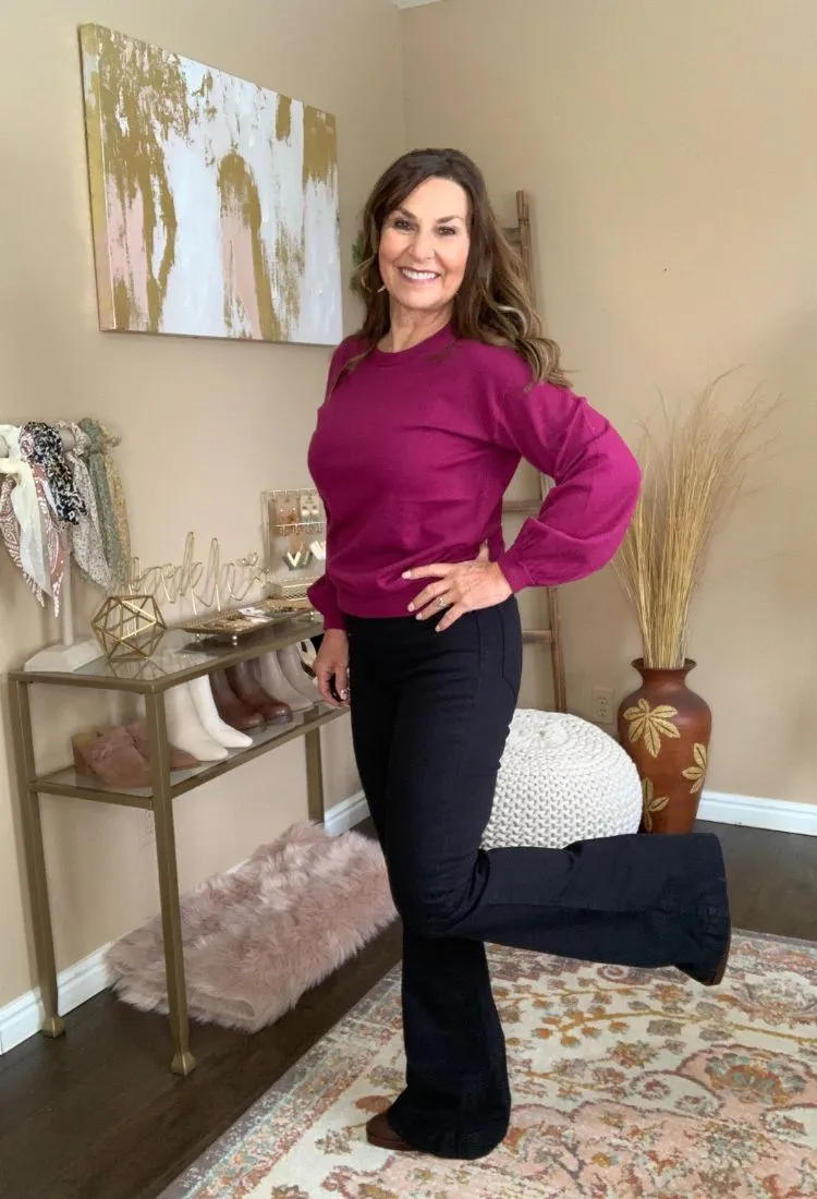 Flare Jeans in Black