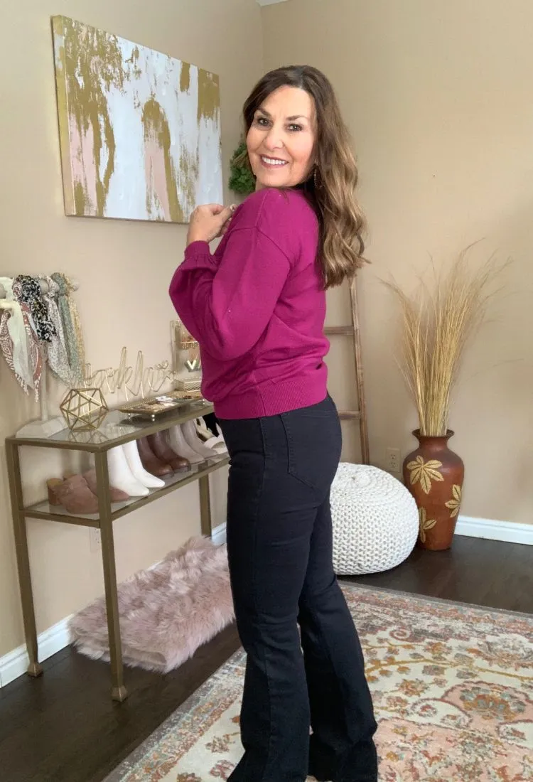 Flare Jeans in Black