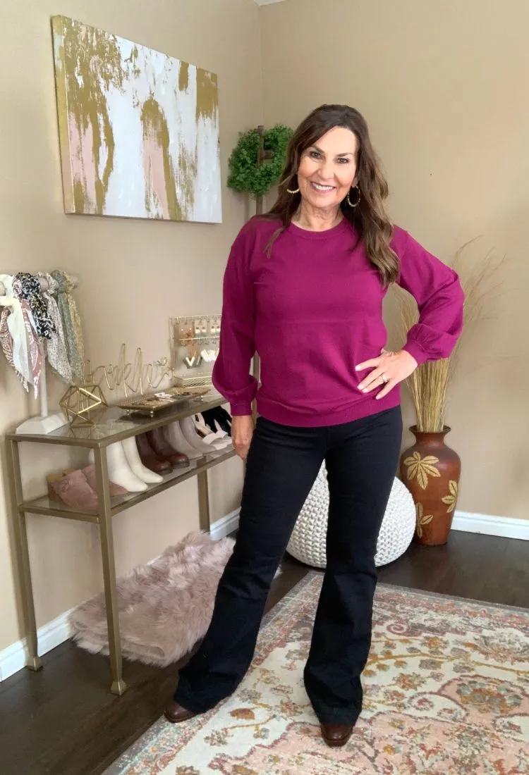 Flare Jeans in Black