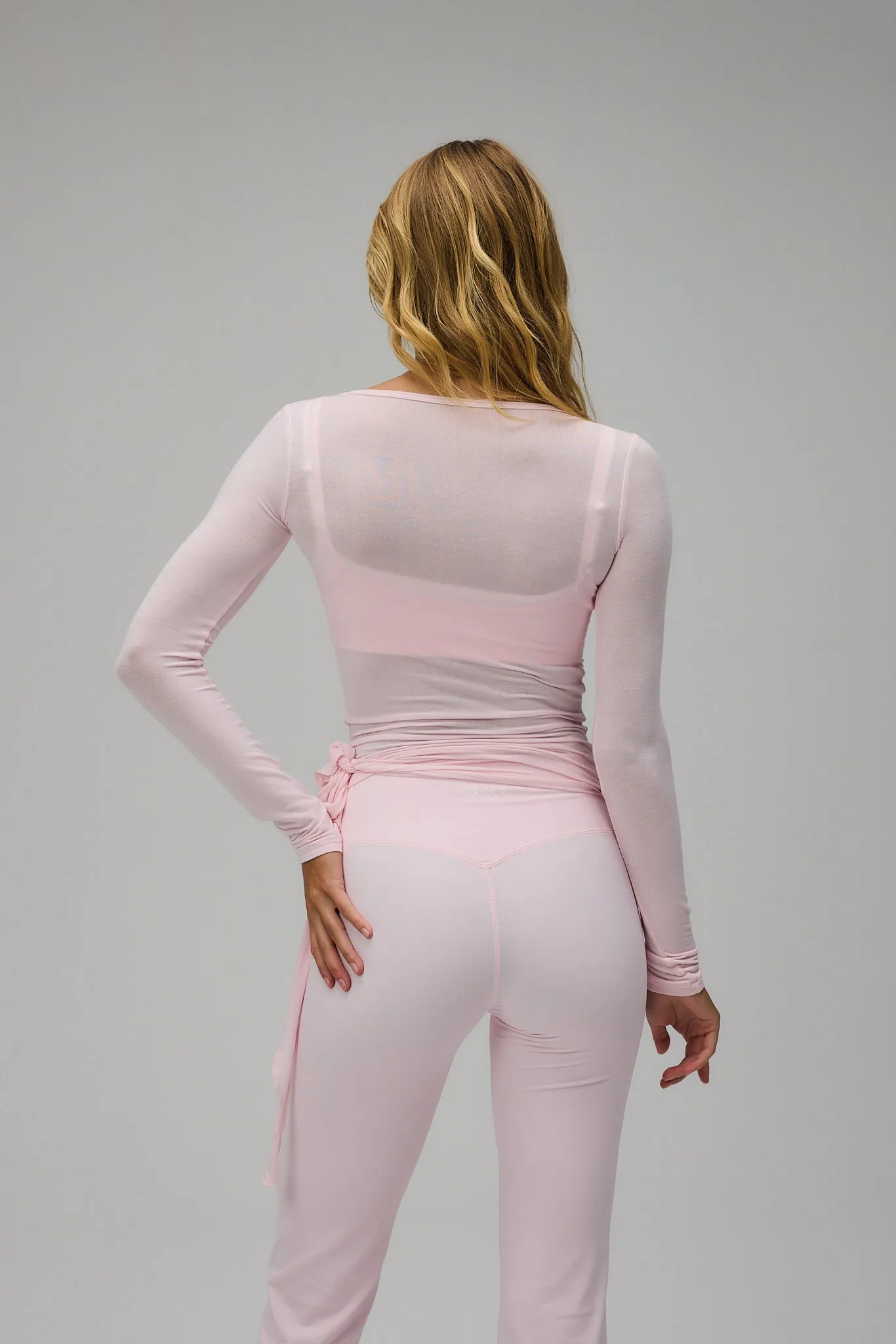Flare Yoga Pants - Soft Pink