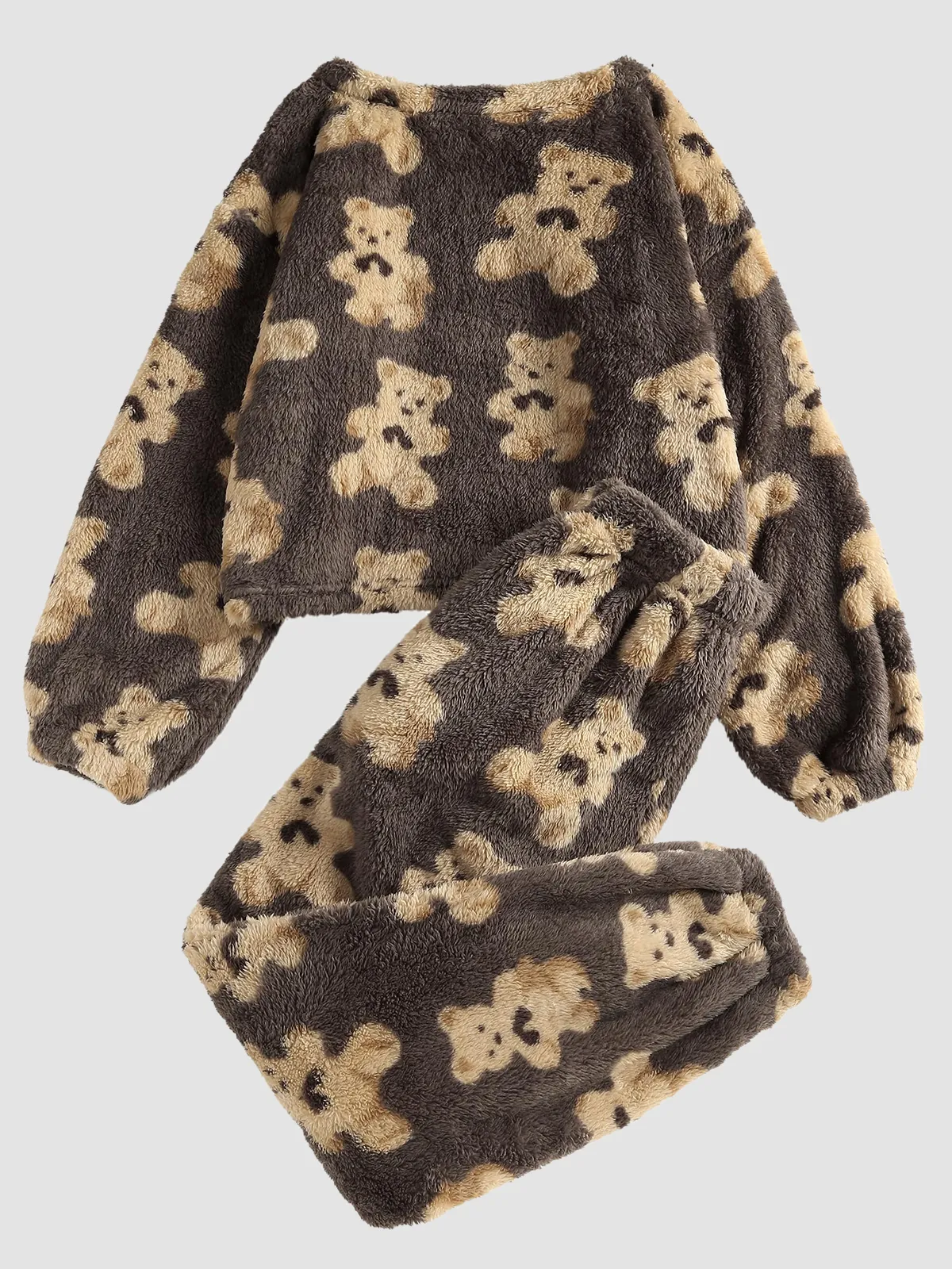 Fleece Lounge Pajama Set
