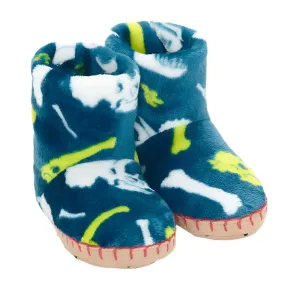 Fleece Slippers - Dino Fossils