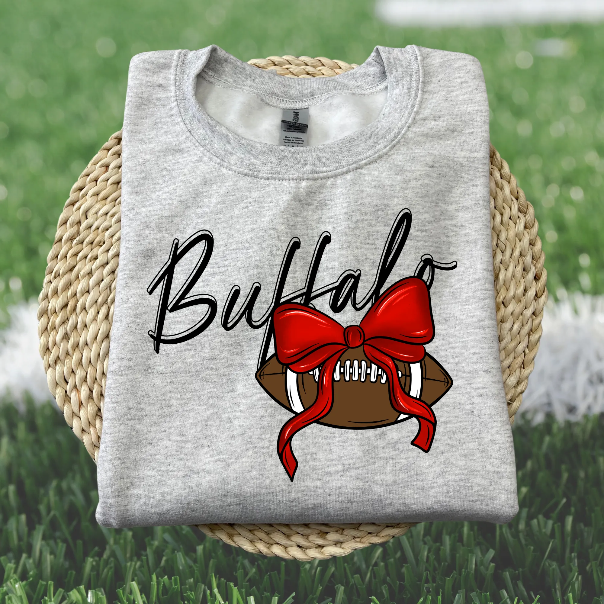 Football Bows Graphic