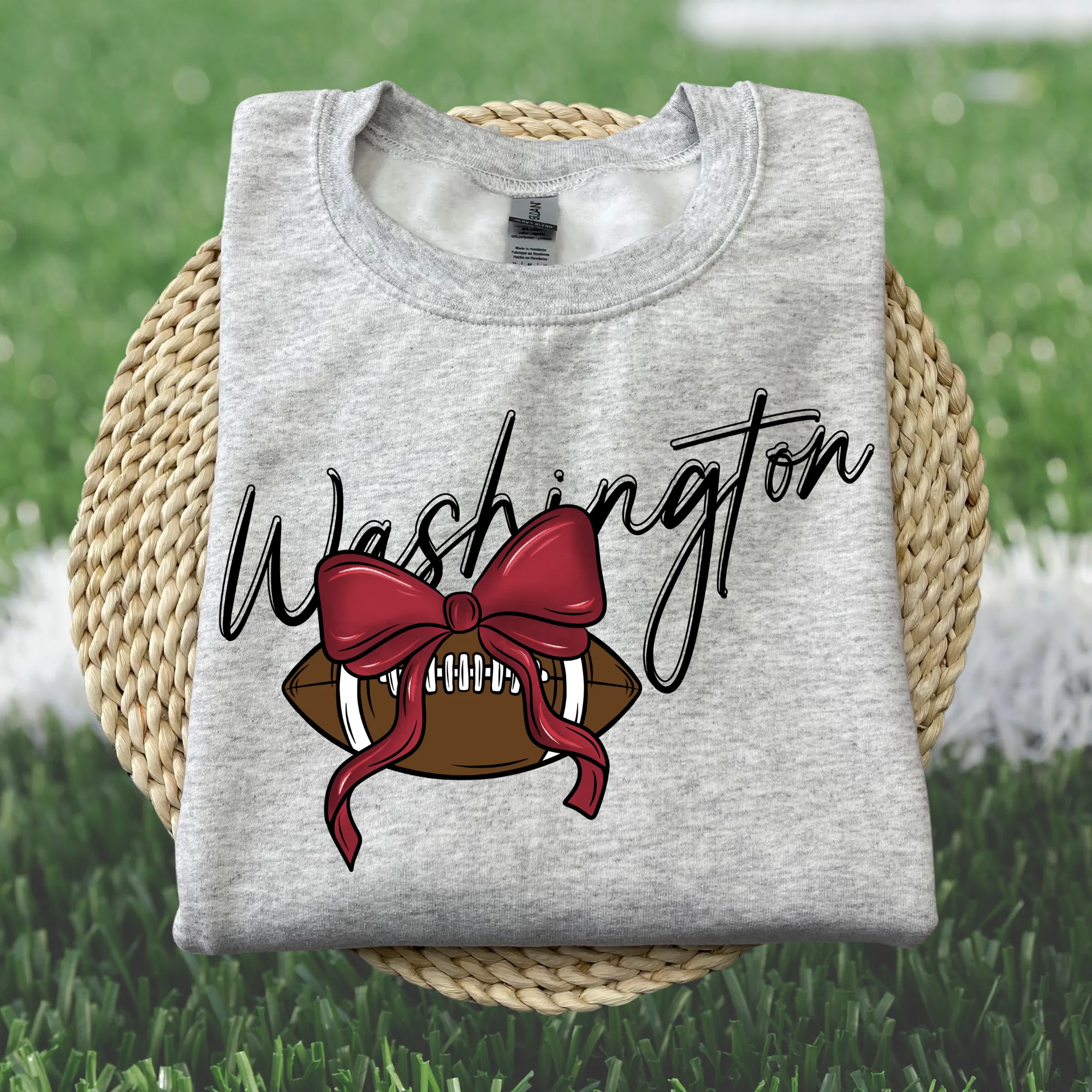 Football Bows Graphic
