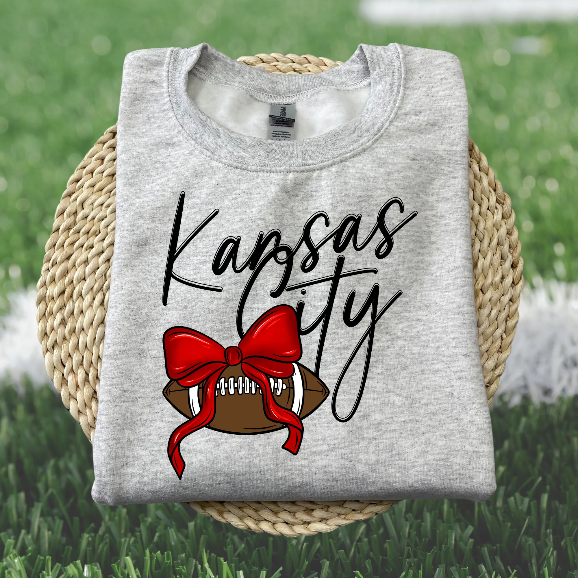 Football Bows Graphic
