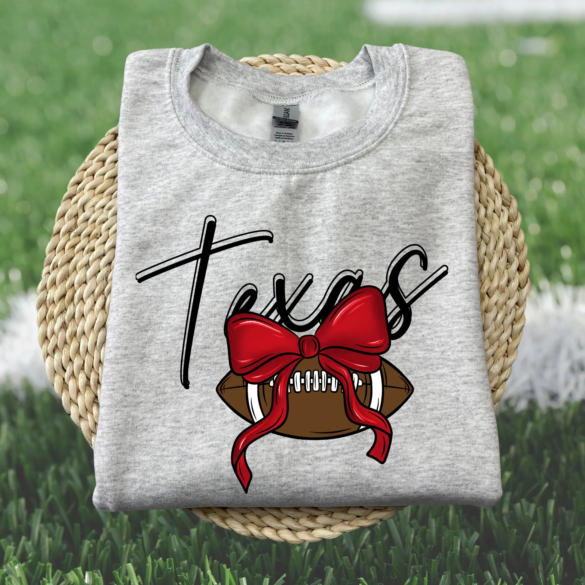 Football Bows Graphic