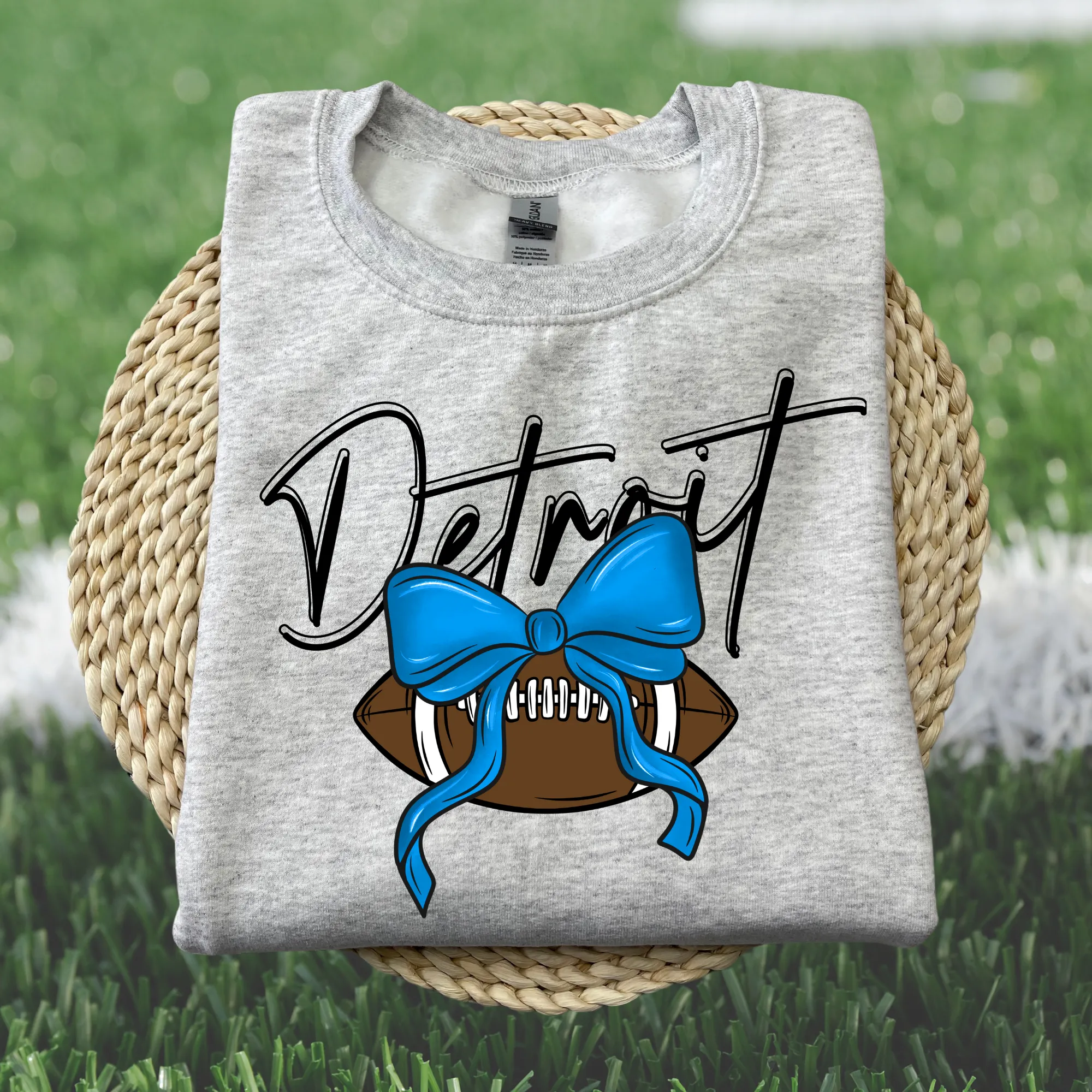 Football Bows Graphic