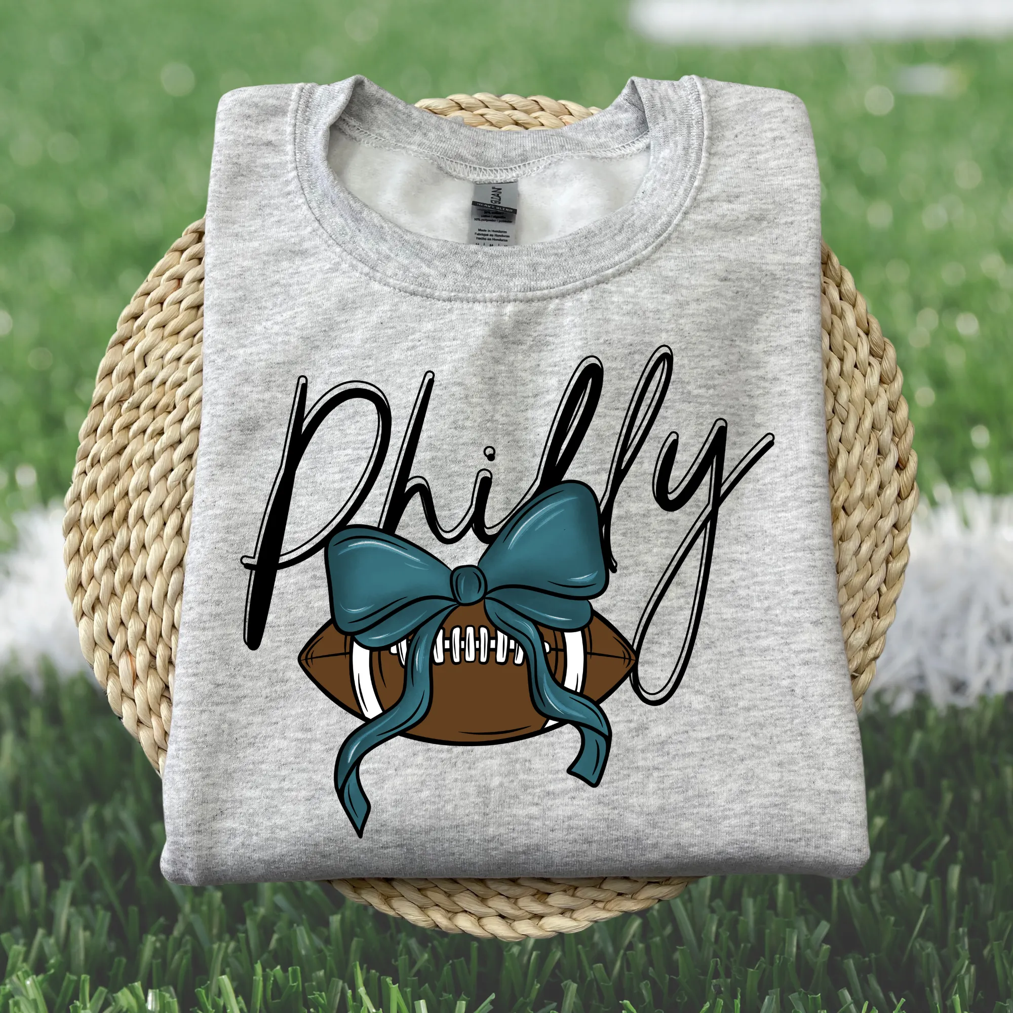 Football Bows Graphic