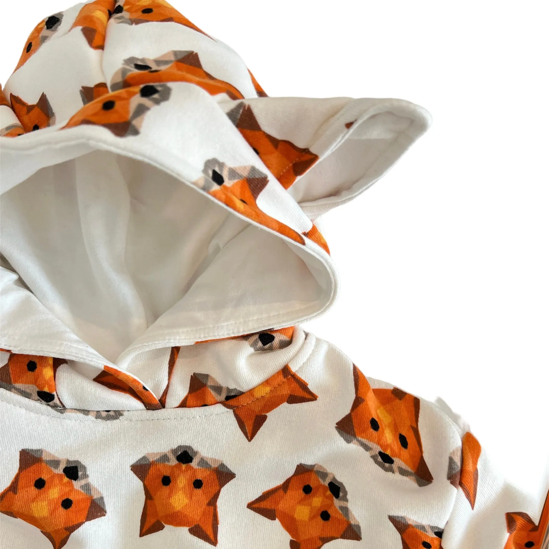 FOX ear sweatshirt | milk&black