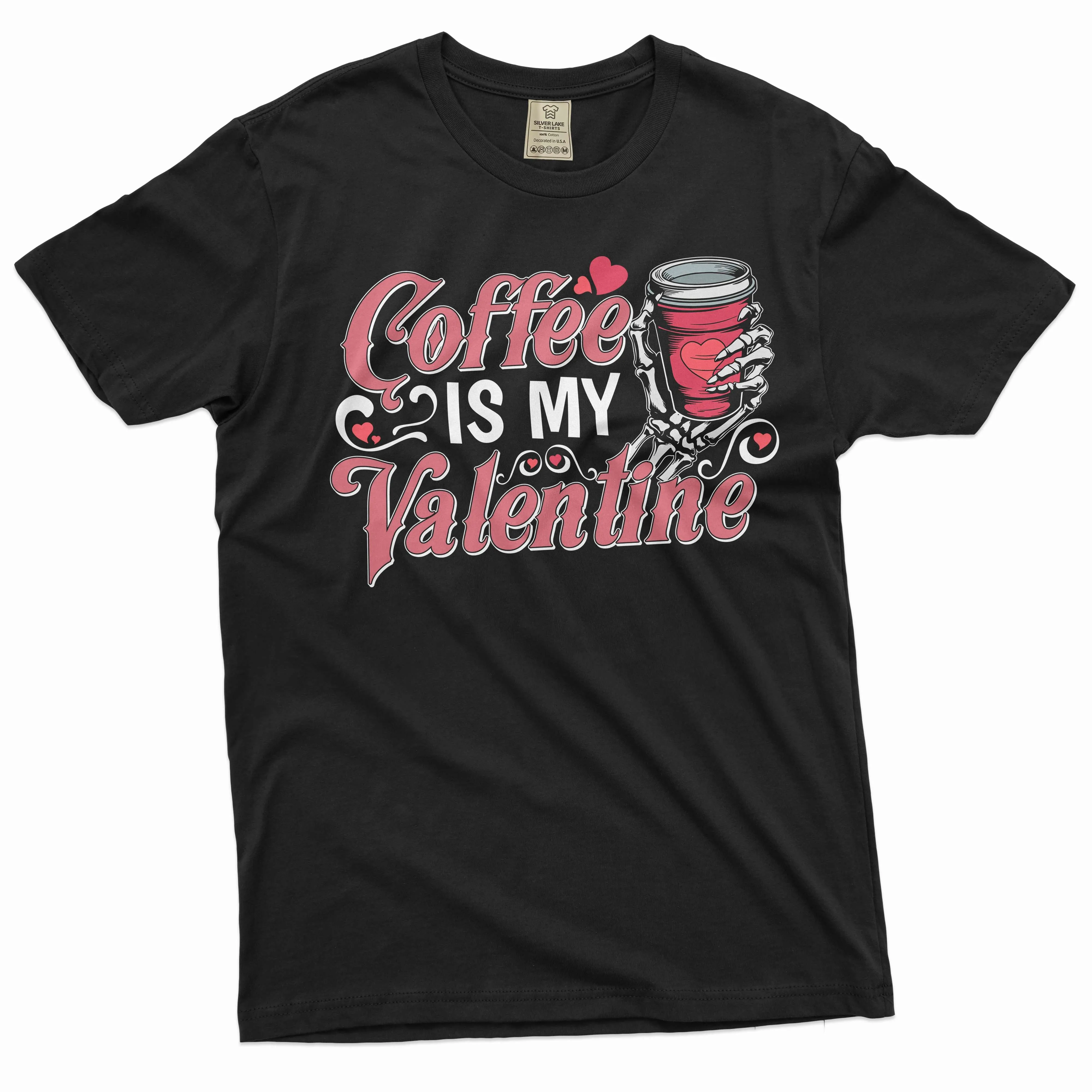 Funny Coffee is my valentine T-shirt Valentine's day gift wife girlfriend coffee funny tee shirt
