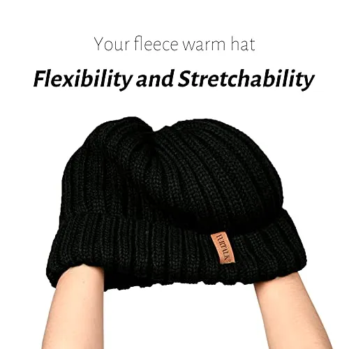 FURTALK Women's Winter Cable Knit Beanie