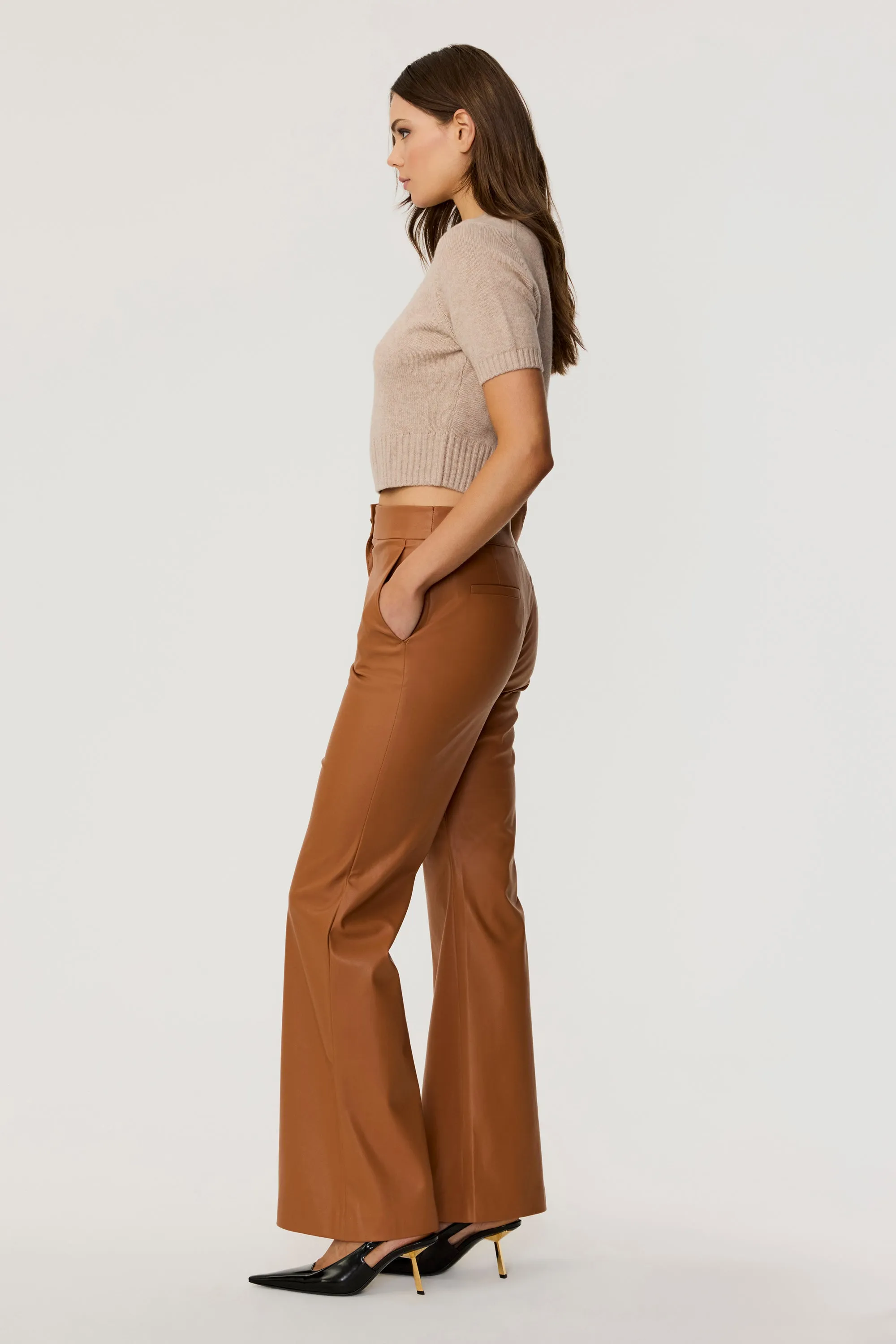 Gaia Lux Vegan Leather Pants