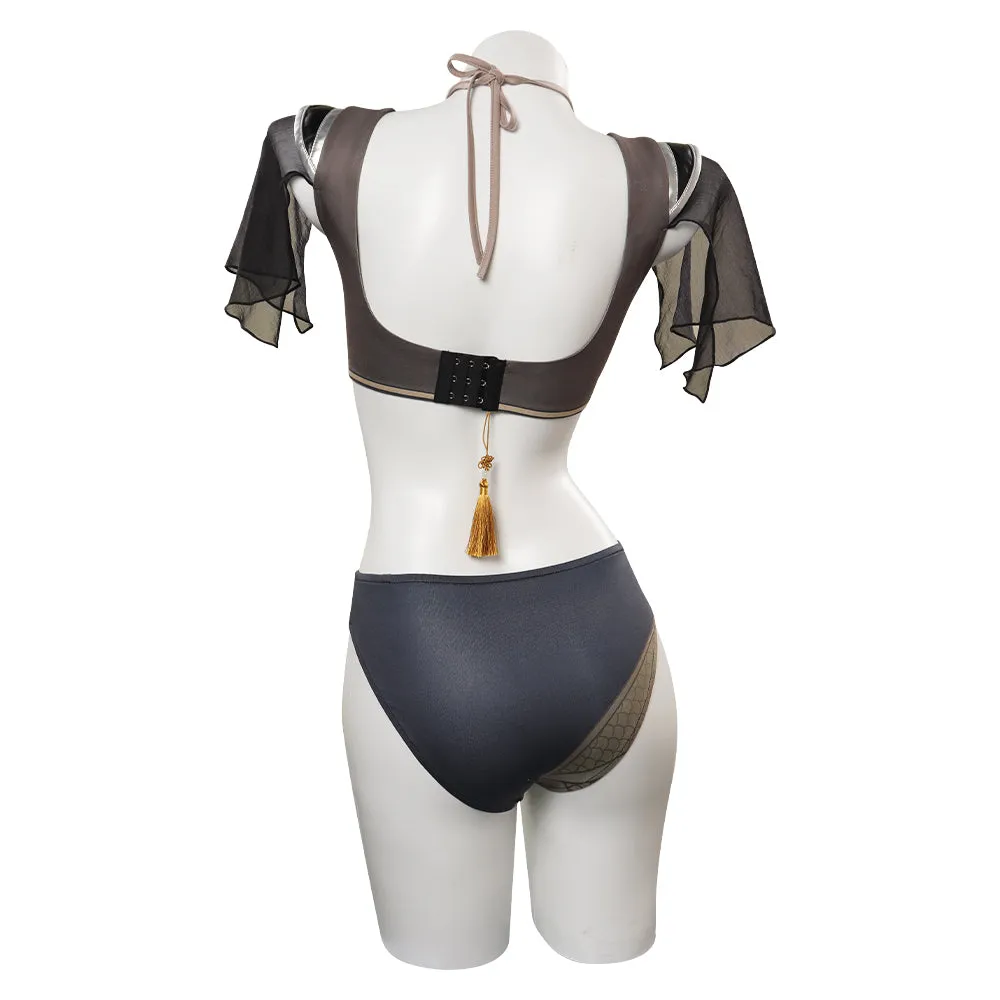 Genshin Impact Zhongli Cosplay Costume Halloween Carnival Party Disguise Suit