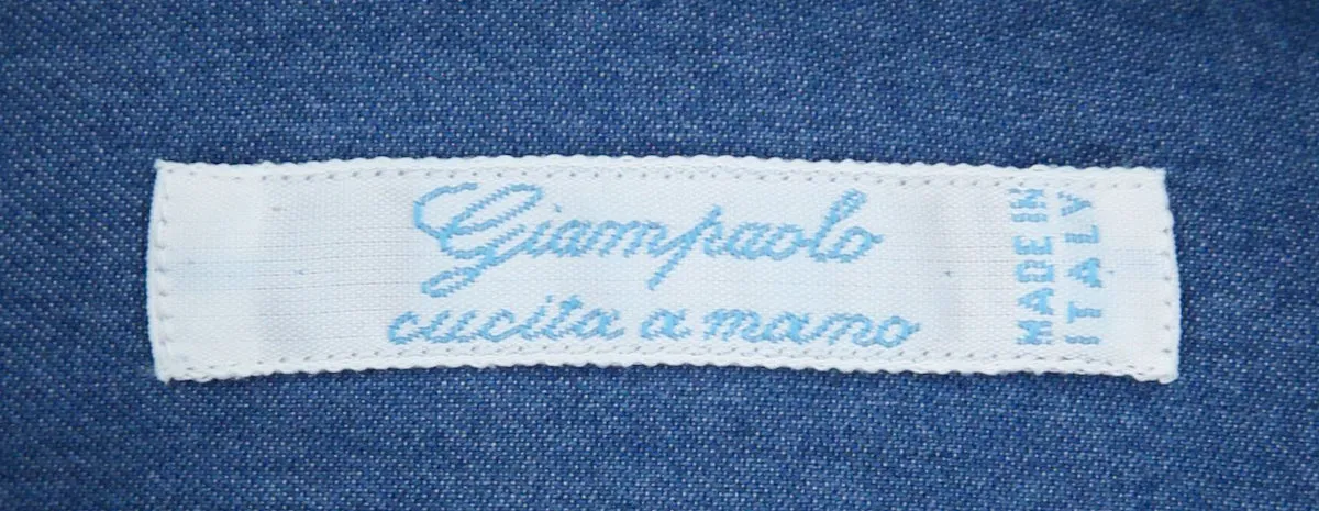 Giampaolo Blue Chambray Shirt - Extra Slim