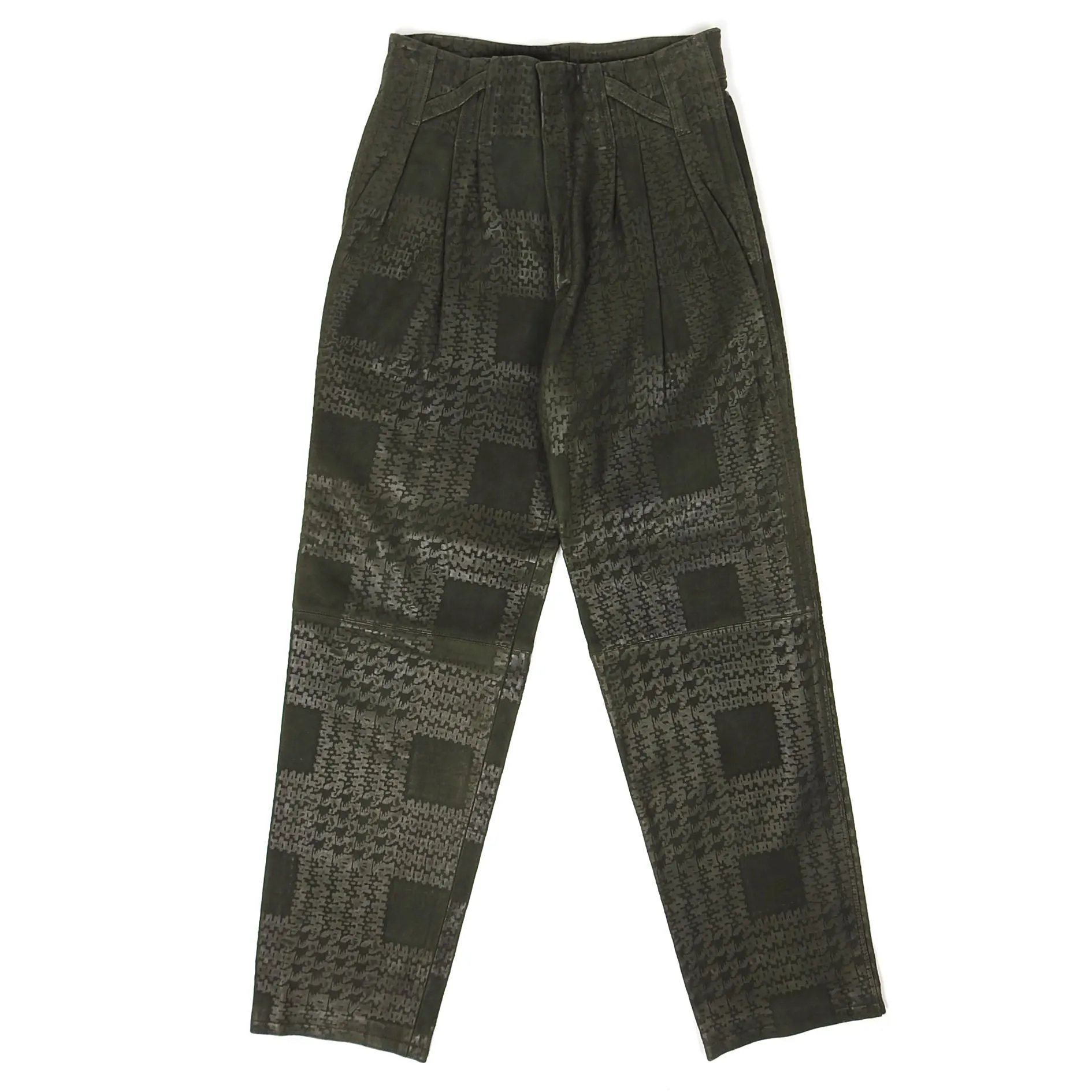 Gianni Versace Vintage 80s Leather Pants size 46