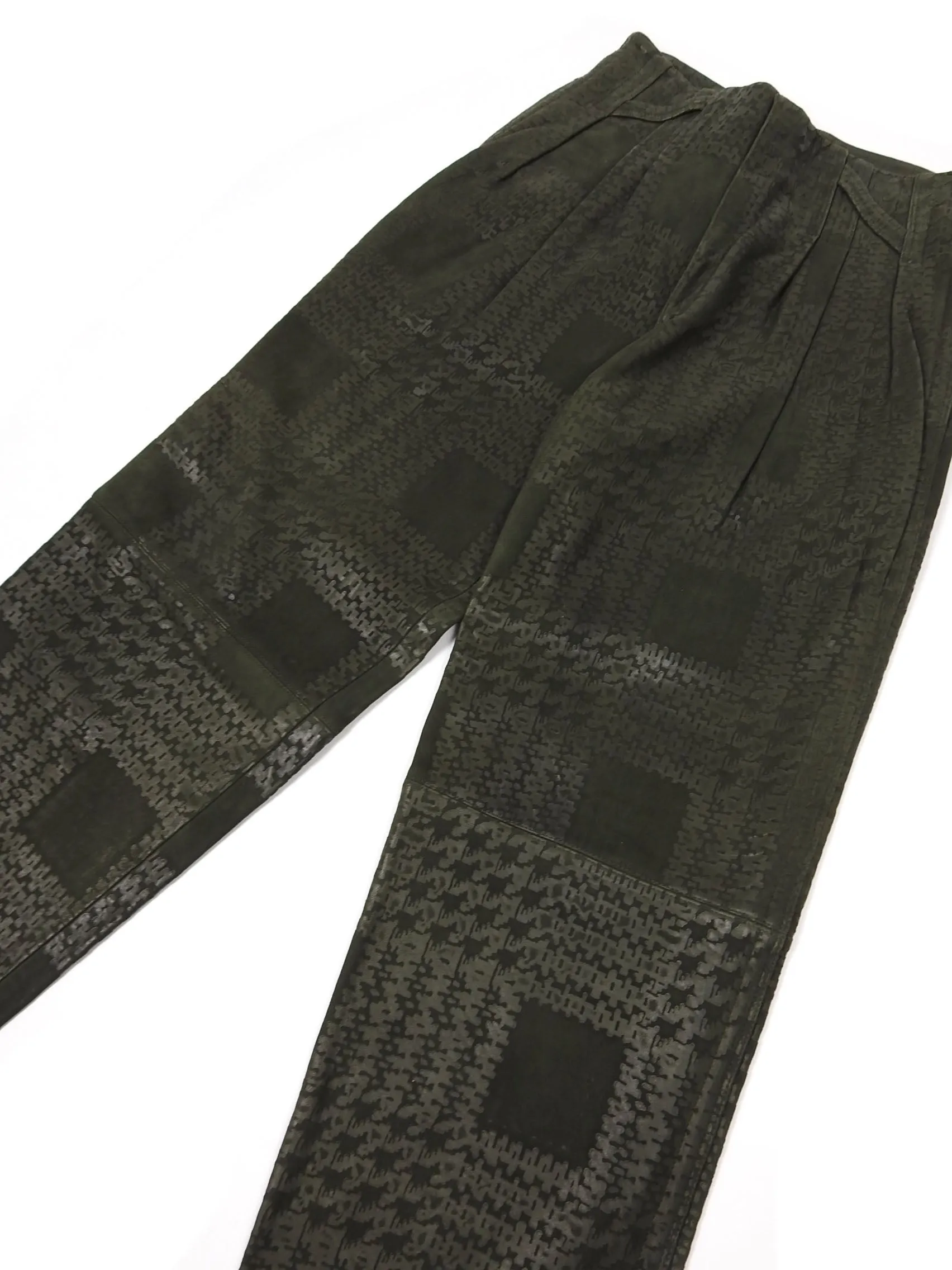 Gianni Versace Vintage 80s Leather Pants size 46