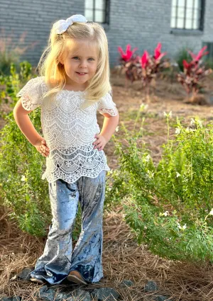 Girl's Lace & Bells Set