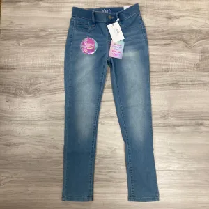 Girls Pull On Skinny Jeans - Extra Light Wash