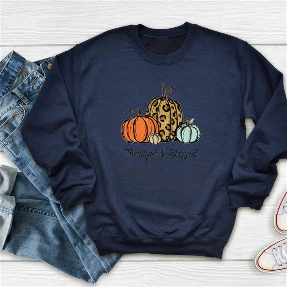 Graphic long Sleeve Shirts Blessed
