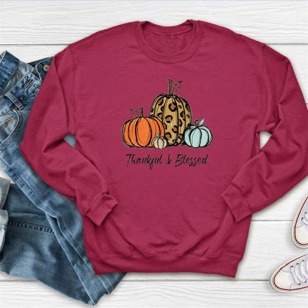 Graphic long Sleeve Shirts Blessed