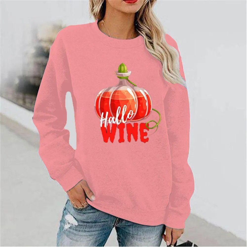 Graphic long Sleeve Shirts Wine