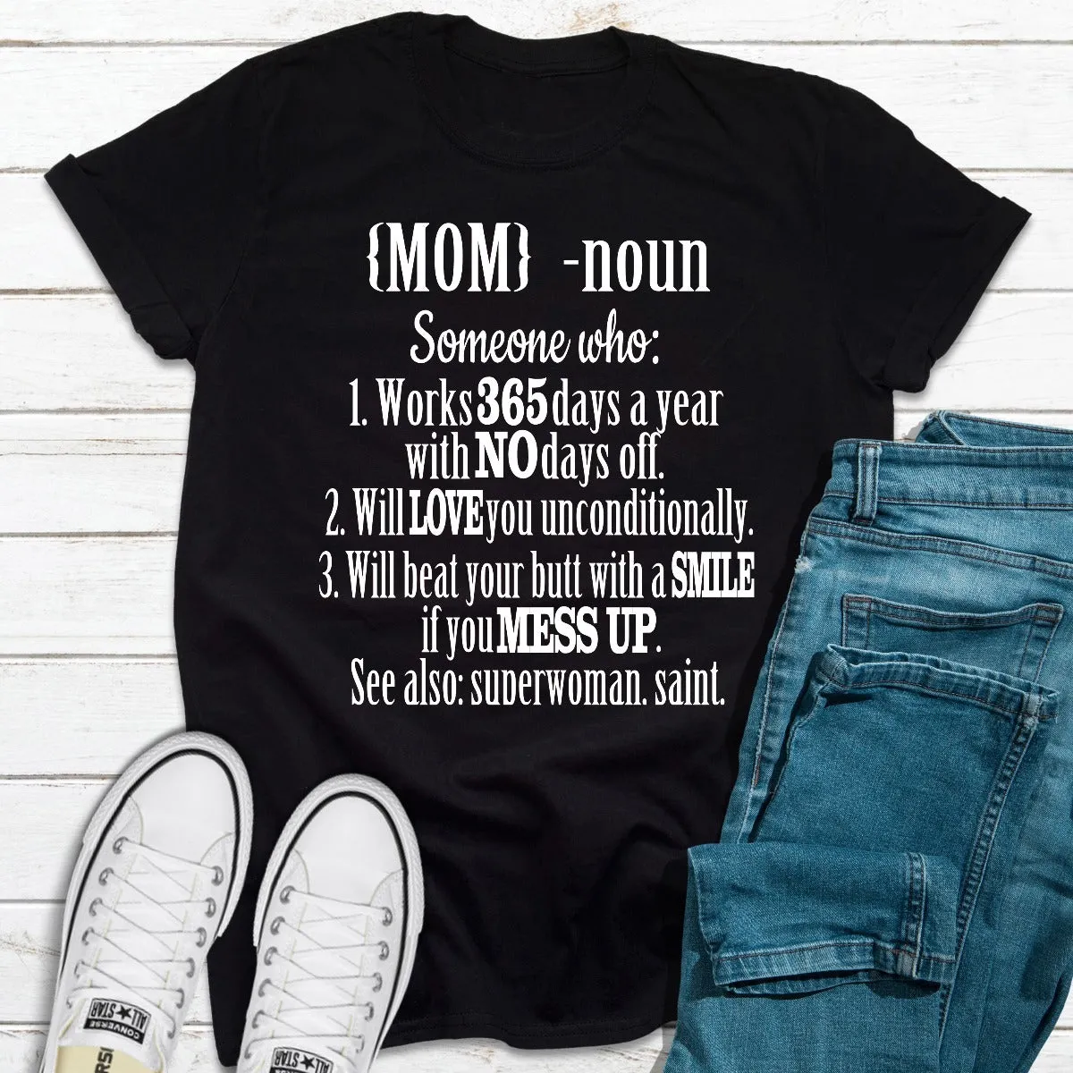 Graphic T-Shirts Mom Noun