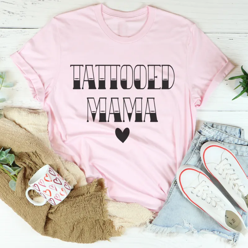 Graphic T-Shirts Tattooed Mama Tee