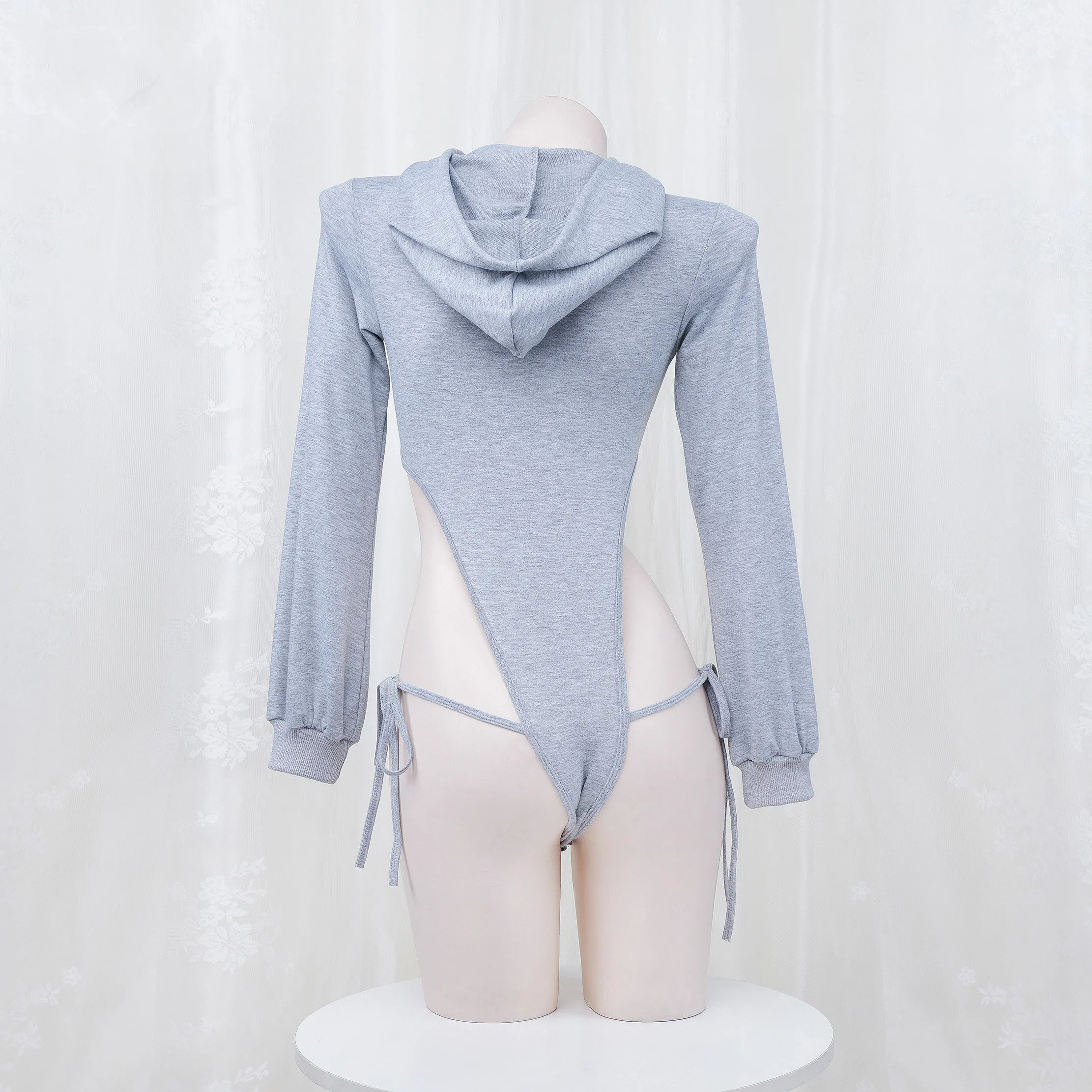 Gray Hooded Sweatshirt  KF70035