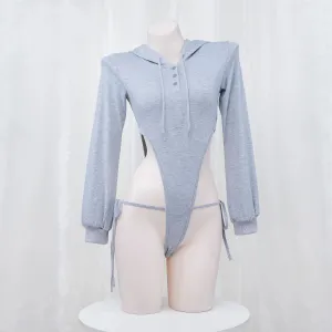Gray Hooded Sweatshirt  UB98379
