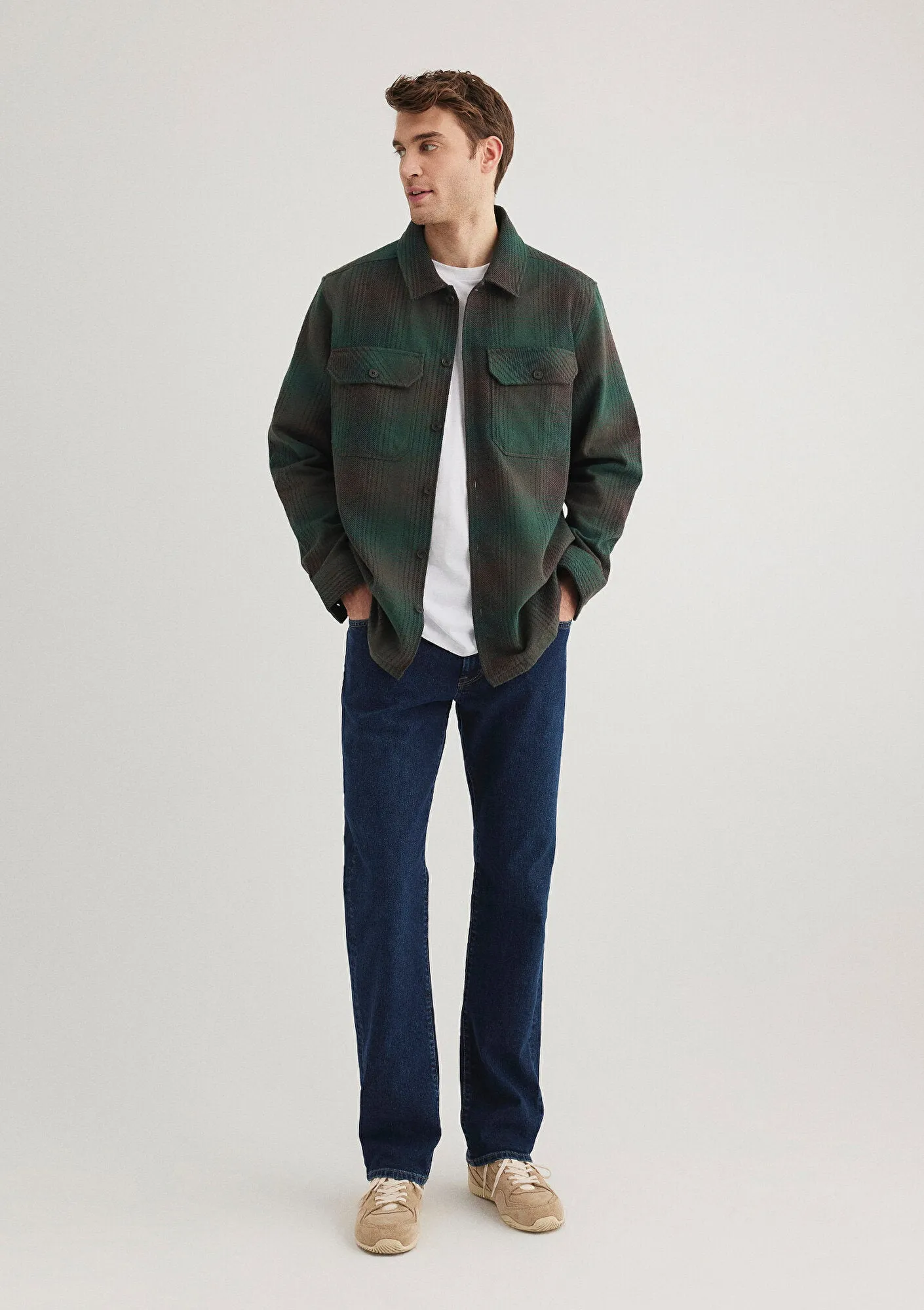 Green Checkered Shirt