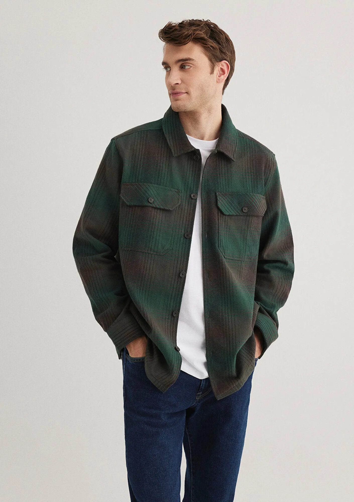 Green Checkered Shirt