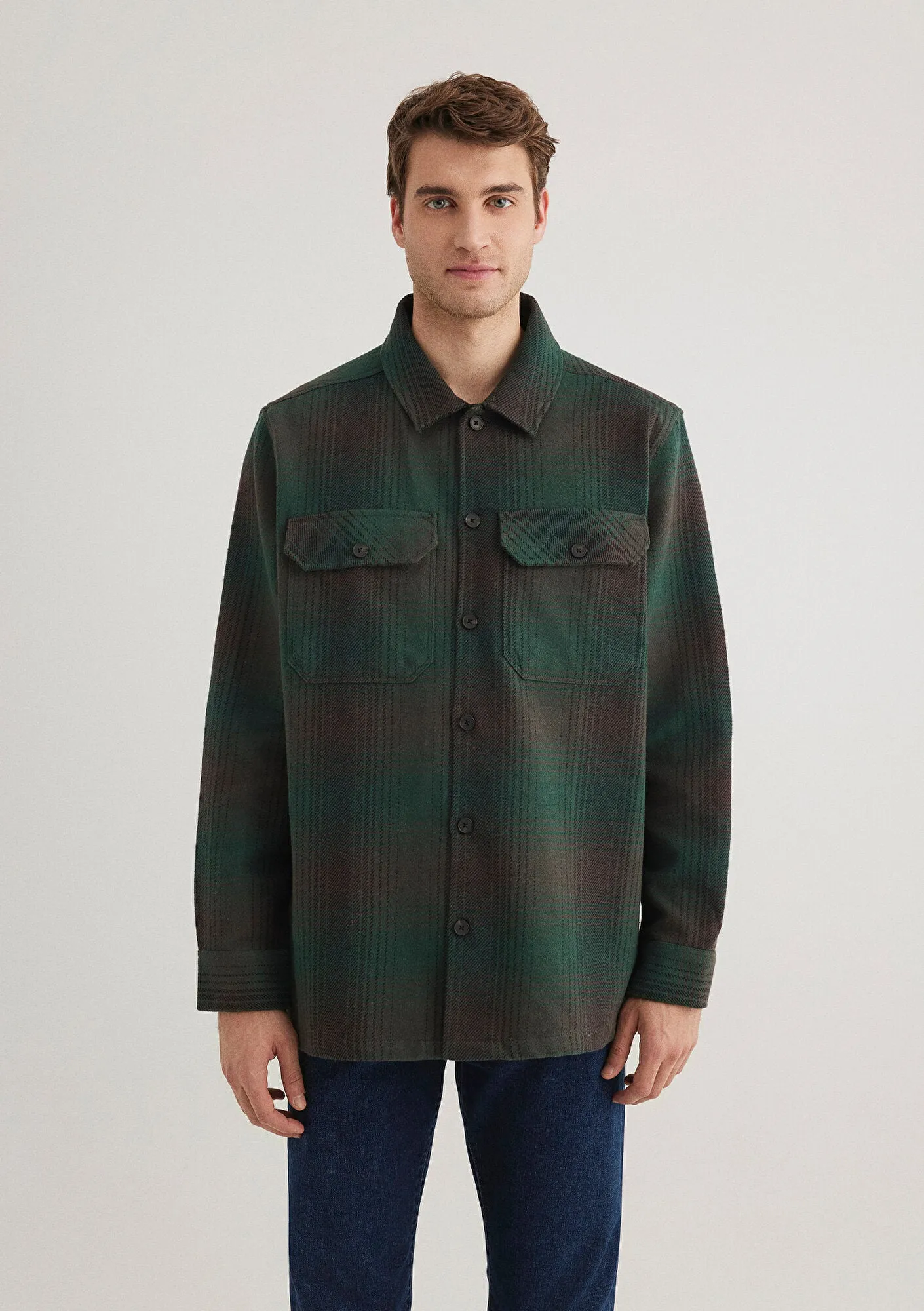 Green Checkered Shirt