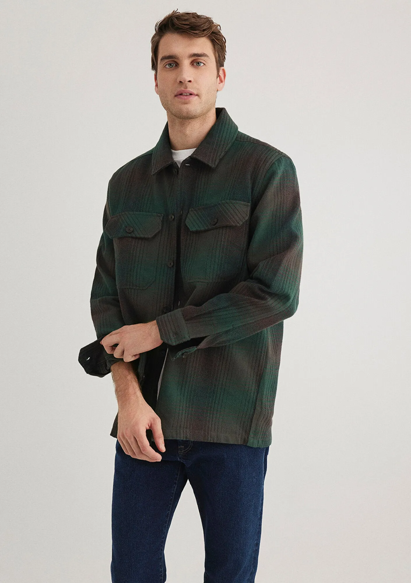 Green Checkered Shirt