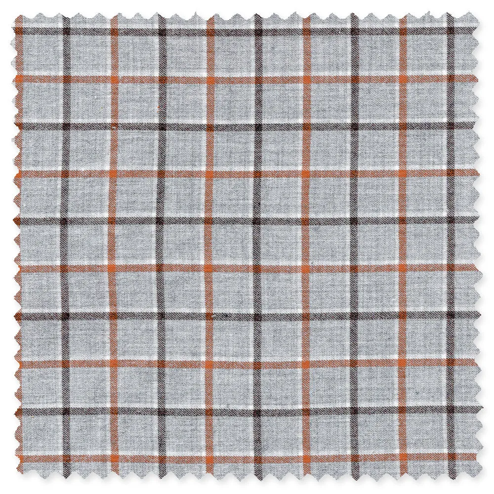 Grey Chambray Windowpane