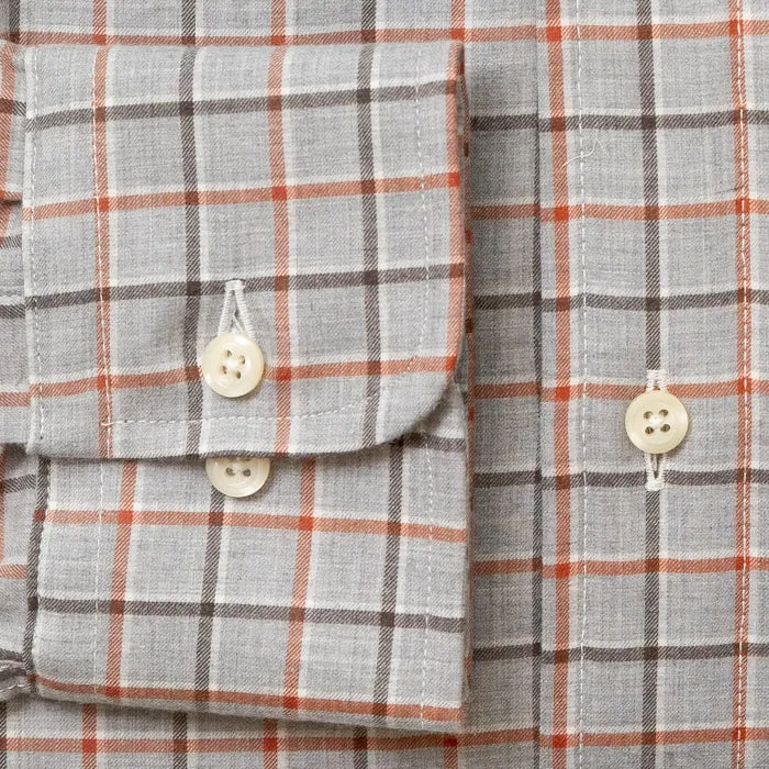 Grey Chambray Windowpane
