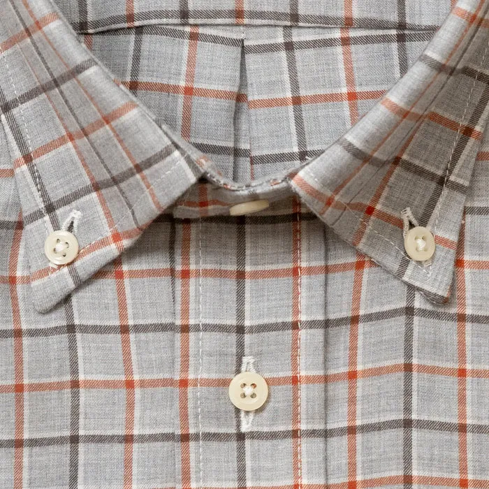 Grey Chambray Windowpane